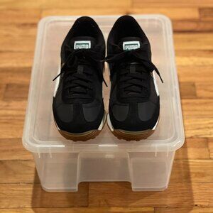 PUMA Easy Rider Vintage (2025), Black with White, Size 8 US